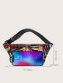 Tropical & Letter Graphic Fanny Pack