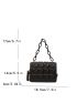 Mini Quilted Chain Decor Flap Square Bag