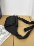 Letter Embroidered Fanny Pack Without Bag Charm