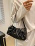 Minimalist Chain Ruched Bag