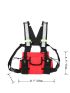 Mini Reflective Panel Pocket Front Chest Rig Bag