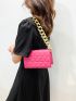 Mini Quilted Flap Chain Square Bag