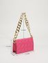 Mini Quilted Flap Chain Square Bag