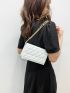 Mini Quilted Flap Chain Square Bag