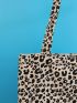 Leopard Graphic Shopper Bag