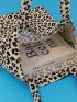 Leopard Graphic Shopper Bag