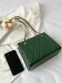 Minimalist Geometric Pattern Square Bag