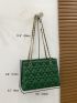 Minimalist Geometric Pattern Square Bag