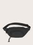 Minimalist Double Zipper Fanny Pack