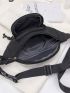 Minimalist Double Zipper Fanny Pack