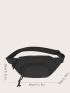 Minimalist Double Zipper Fanny Pack