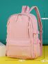 Letter Patch Large Capacity School Bag