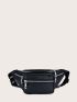 Multi Zip Front Fanny Pack