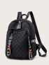 Zip Front Quilted Backpack