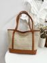 Minimalist Large Capacity Straw Bag