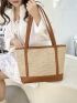 Minimalist Large Capacity Straw Bag