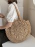 Hollow Out Straw Bag