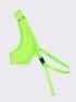 Neon Green Letter Label Detail Chest Rig Bag