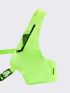 Neon Green Letter Label Detail Chest Rig Bag