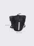 O-ring Decor Drawstring Design Leg Bag