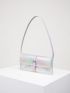 Holographic Buckle Detail Square Bag