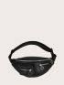 Litchi Embossed Fanny Pack