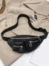 Litchi Embossed Fanny Pack