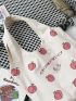 Japanese Letter & Peach Graphic Shopper Bag