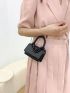 Mini Chain Flap Square Bag