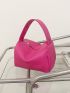 Mini Litchi Embossed Square Bag