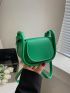 Mini Minimalist Flap Saddle Bag