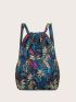 Leaf Graphic Drawstring Backpack