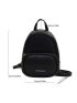 Mini Letter Graphic Classic Backpack