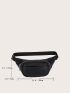 Minimalist Textured Waist Bag