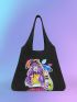 Anime Cartoon Graphic Shopper Bag