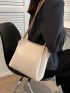 Minimalist Double Handle Square Bag