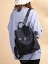 Waterproof Classic Backpack With Bag Charm