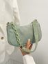 Chain Decor Shoulder Bag