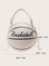 Mini Basketball Design Circle Bag