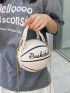 Mini Basketball Design Circle Bag