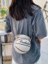 Mini Basketball Design Circle Bag