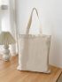 Car & Letter Graphic Shopper Bag