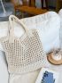 Hollow Out Design Crochet Bag