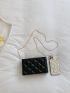 Mini Quilted Chain Box Bag