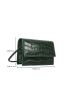 Mini Crocodile Embossed Flap Square Bag