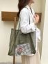 Minimalist Sheer Mesh Shopper Bag