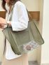 Minimalist Sheer Mesh Shopper Bag