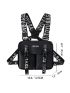 Letter Tape & Release Buckle Decor Chest Rig Bag