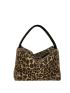 Leopard Top Handle Square Bag