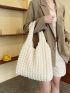 Minimalist Ruched Shopper Bag